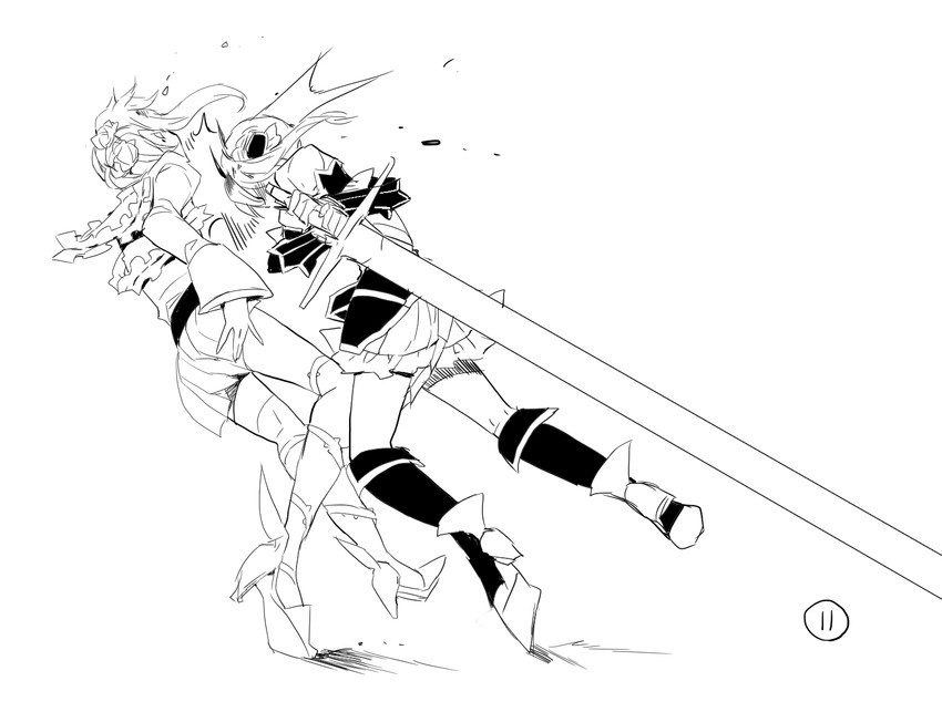 la pucelle and cranberry (mahou shoujo ikusei keikaku and 1 more) drawn by edoya_pochi