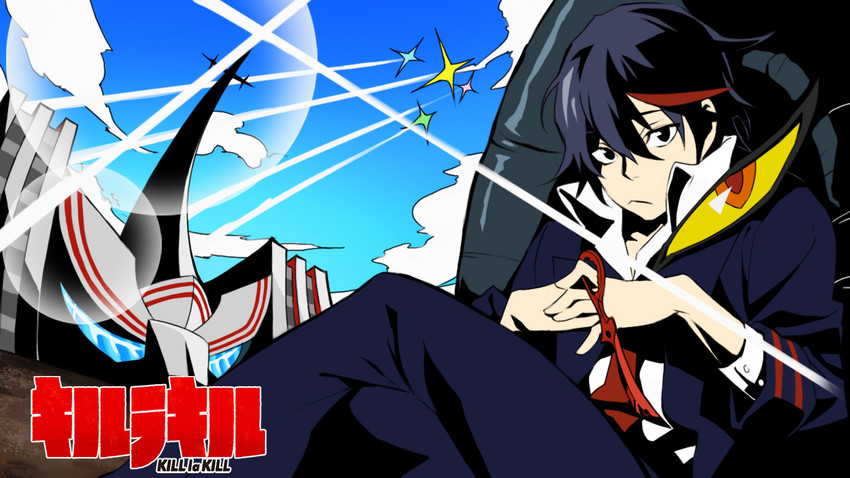 matoi ryuuko and senketsu (kill la kill and 1 more) drawn by dukehare