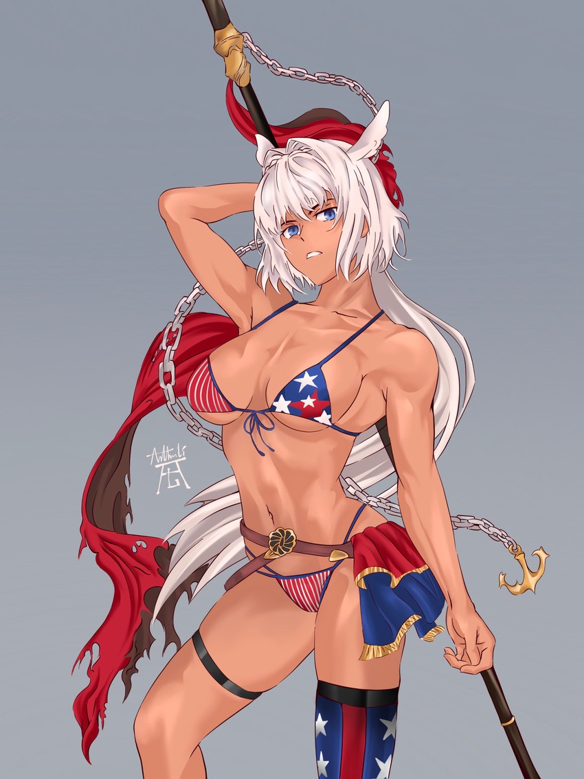 miyamoto musashi and caenis (fate and 1 more) drawn by im_arthur