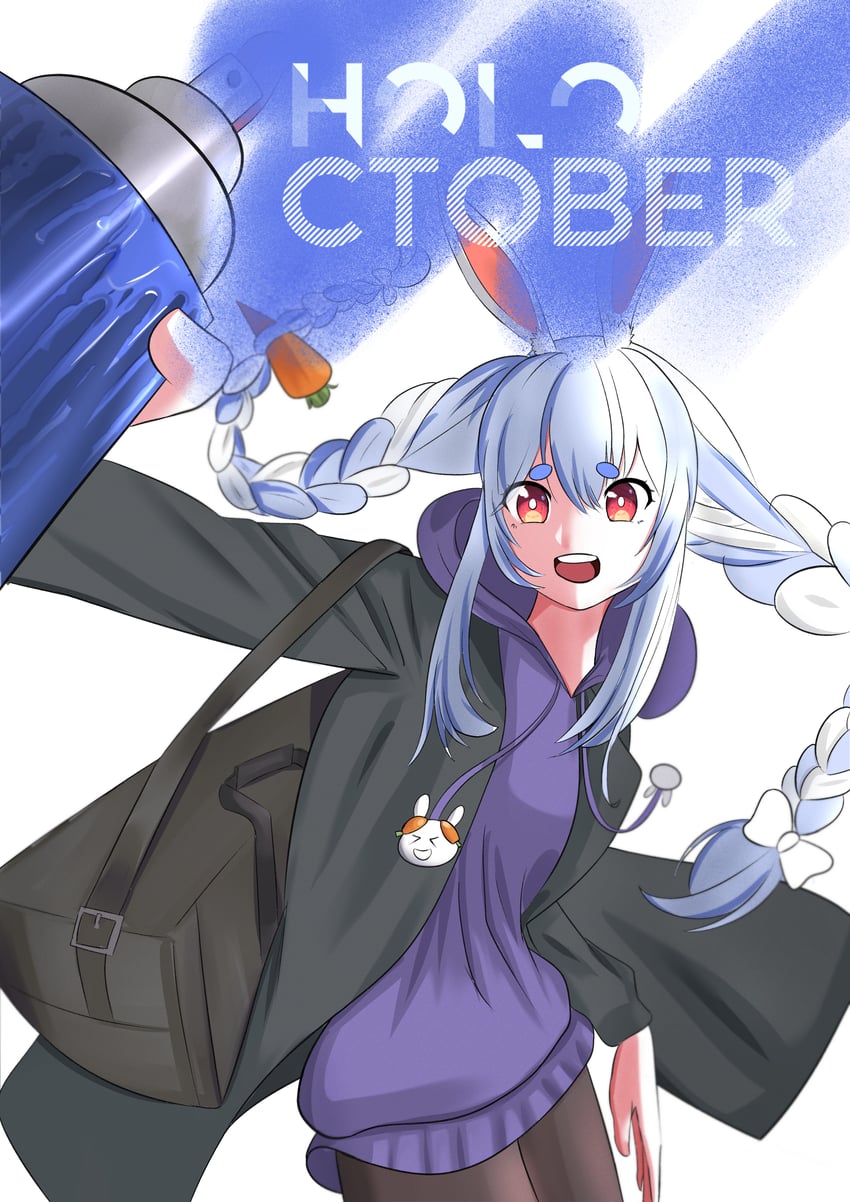 usada pekora (hololive and 1 more) drawn by sussix