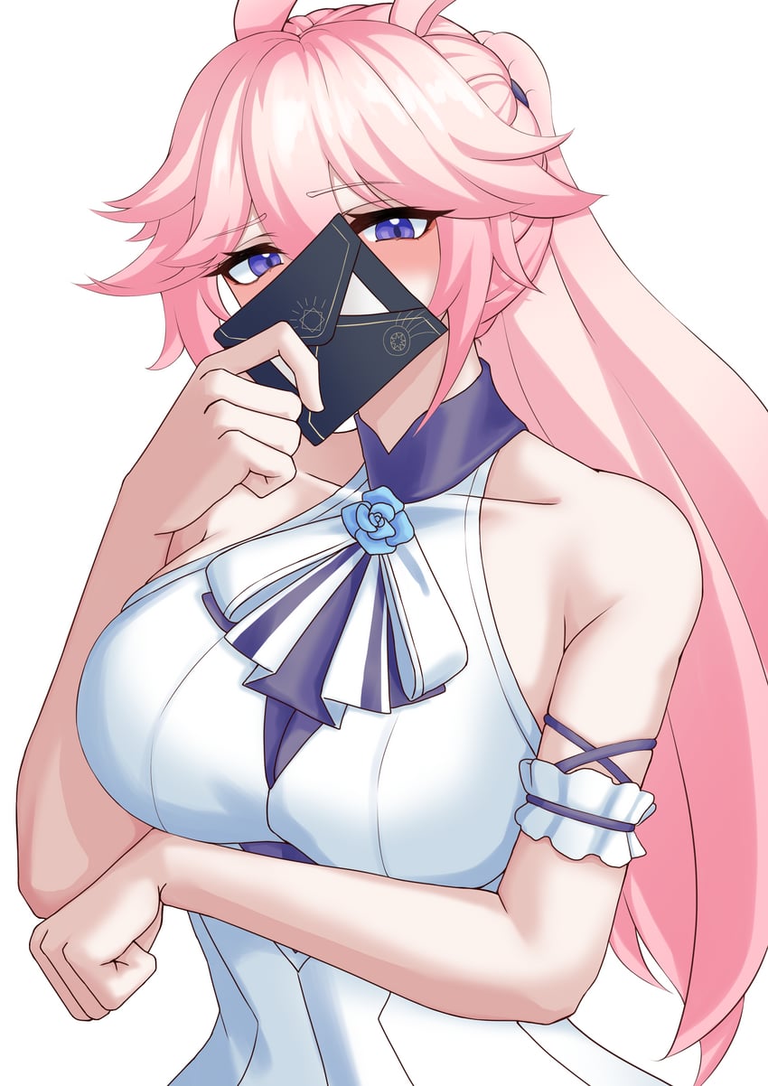 yae sakura (honkai and 1 more) drawn by pyeong_il