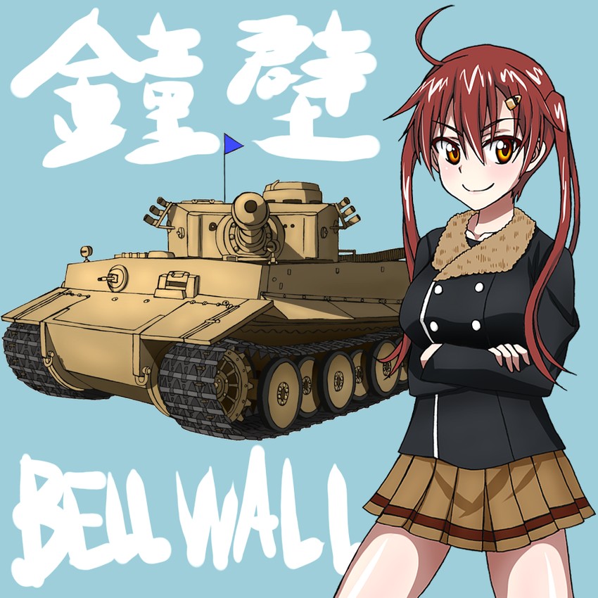 nakasuga emi (girls und panzer and 1 more) drawn by bickle_(bickle1983)
