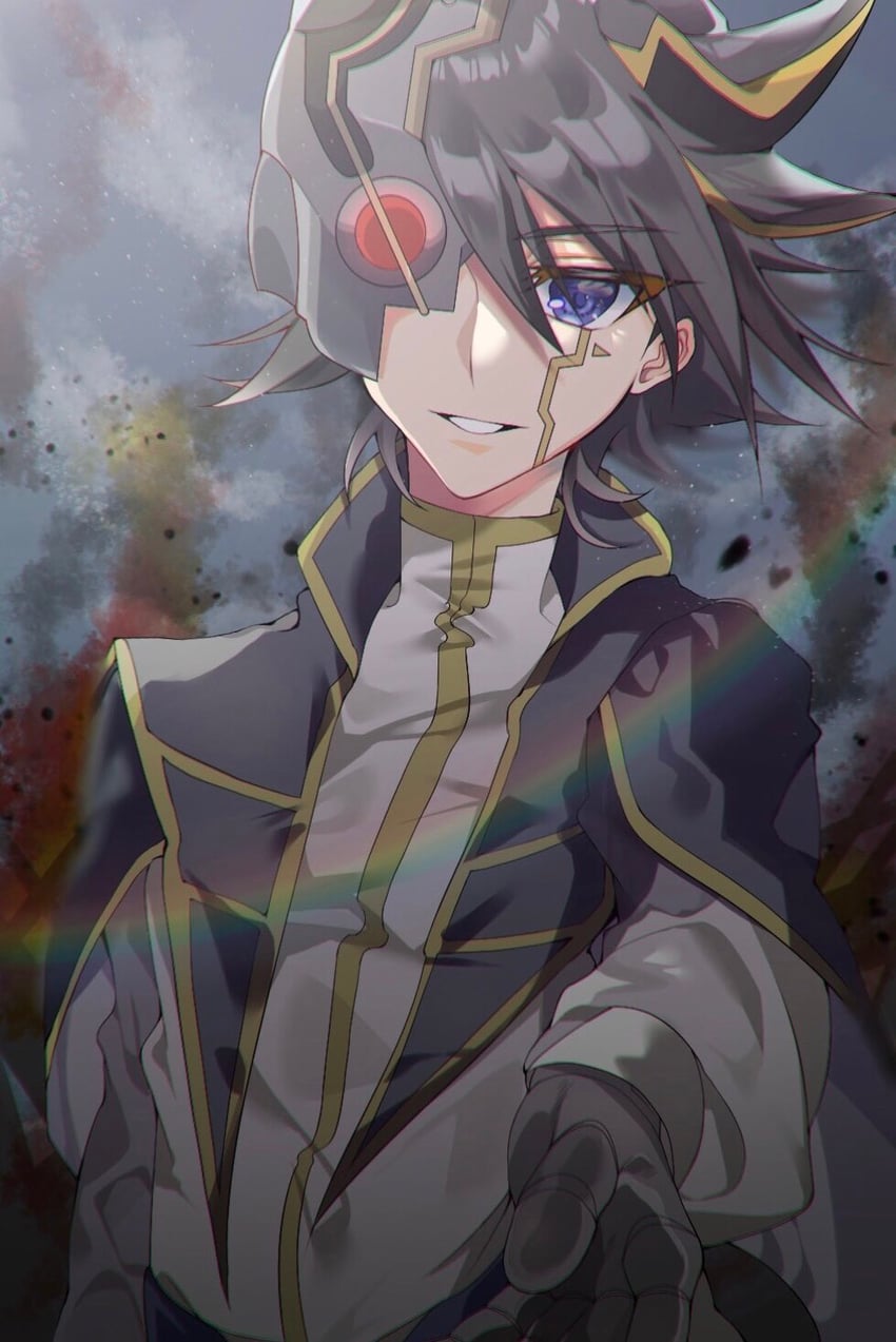 z-one (yu-gi-oh! and 1 more) drawn by ynyanqx