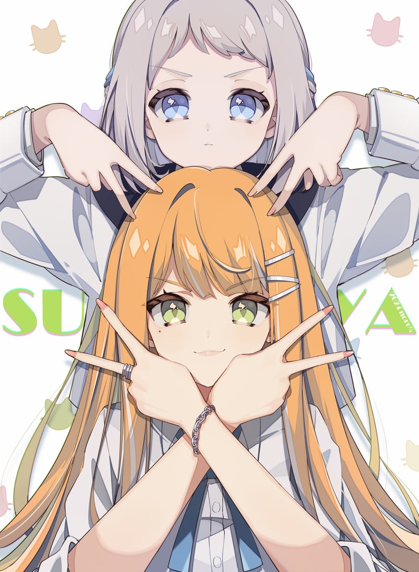 katsuragi lilja and shiun sumika (idolmaster and 1 more) drawn by captain_yue