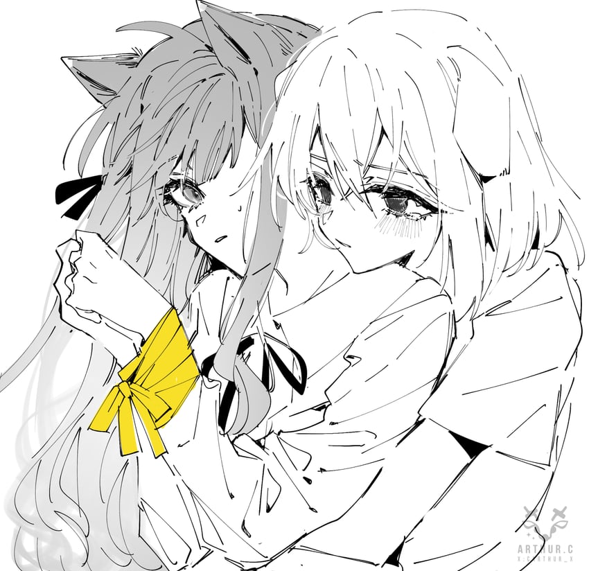 togawa sakiko and misumi uika (bang dream! and 1 more) drawn by arthur_c