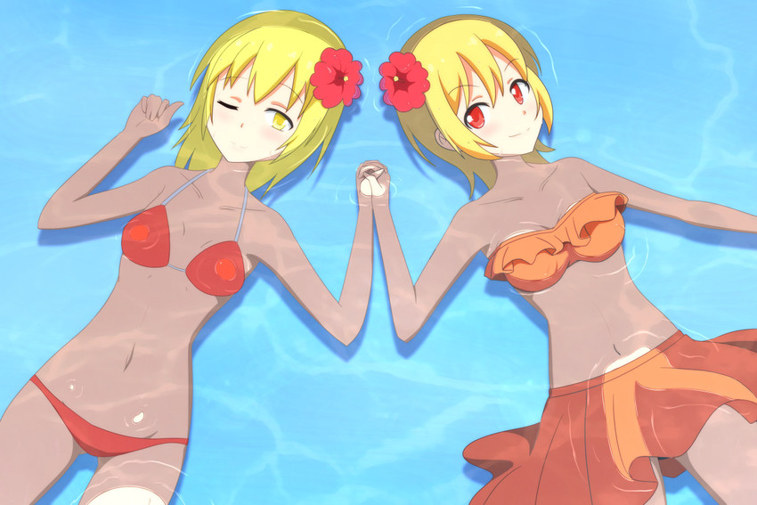 aki minoriko and aki shizuha (touhou) drawn by cato_(monocatienus)