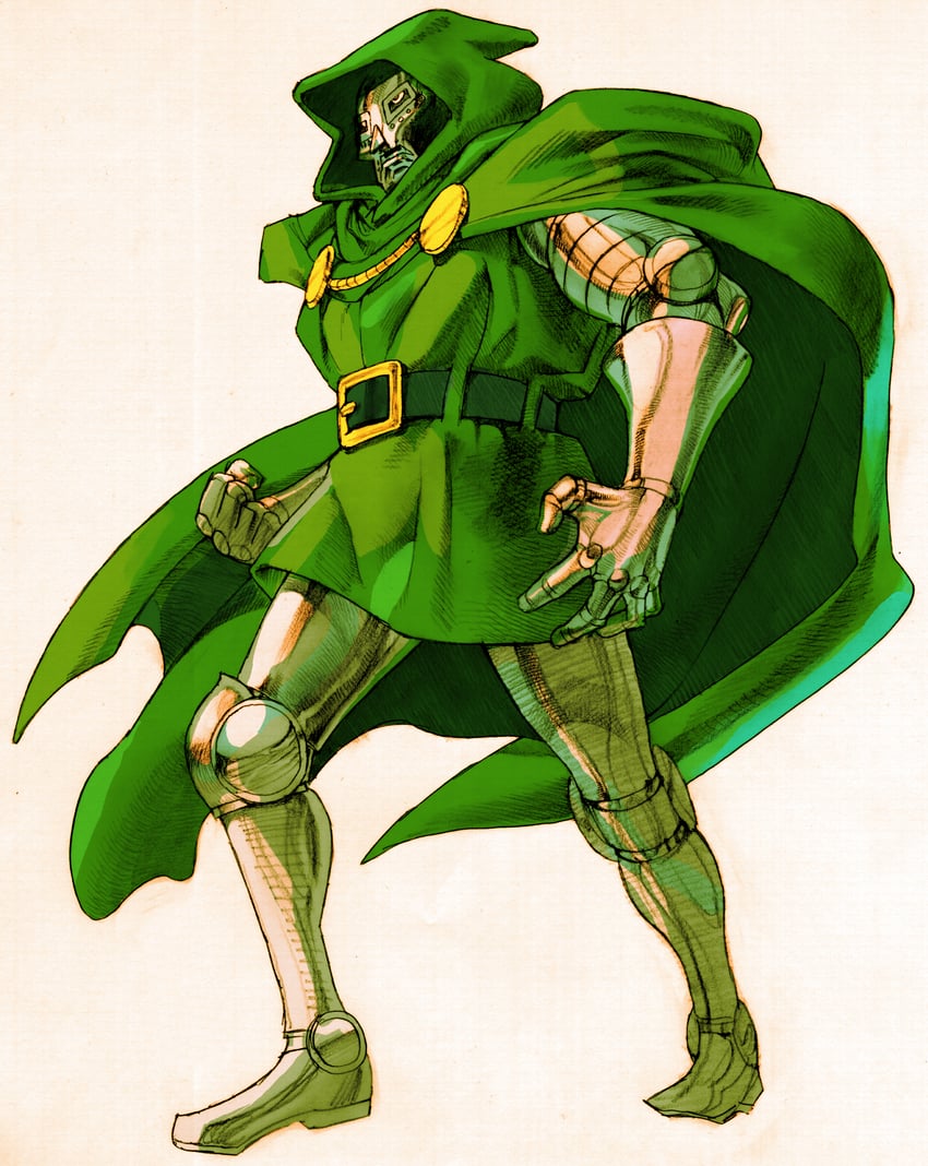 doctor doom (marvel and 4 more) drawn by bengus
