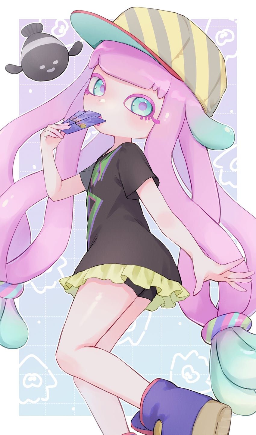 harmony and harmony's clownfish (splatoon and 1 more) drawn by pioxpioo