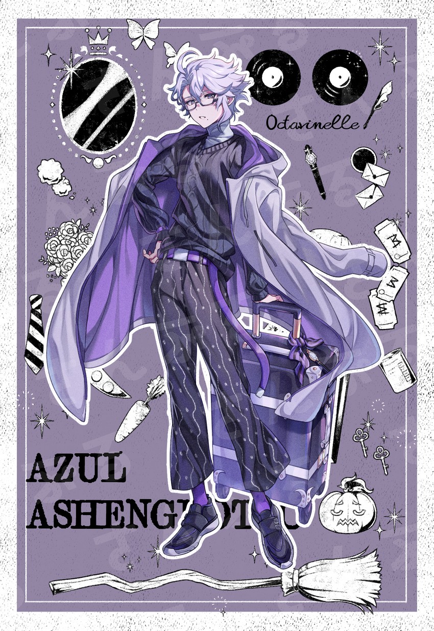 azul ashengrotto (twisted wonderland) drawn by tuze111