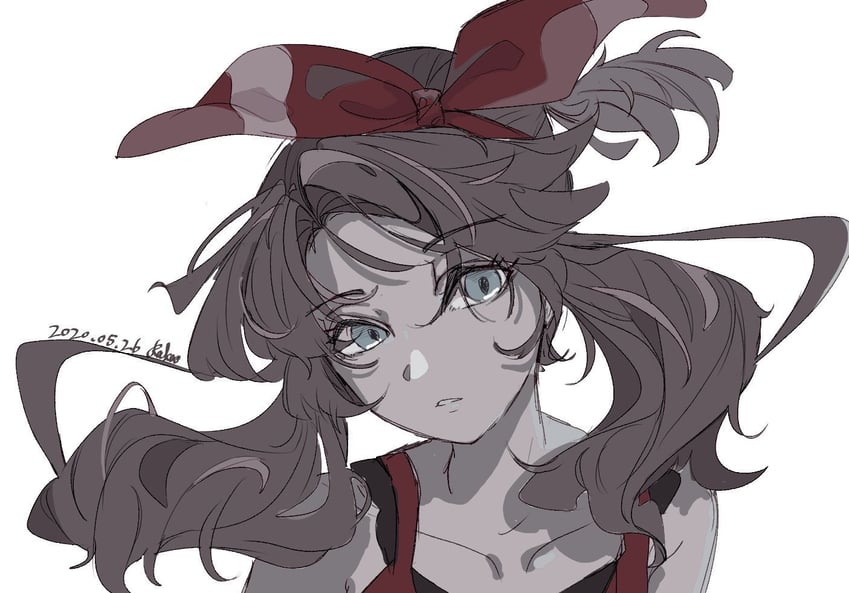 may (pokemon and 1 more) drawn by r.aka.
