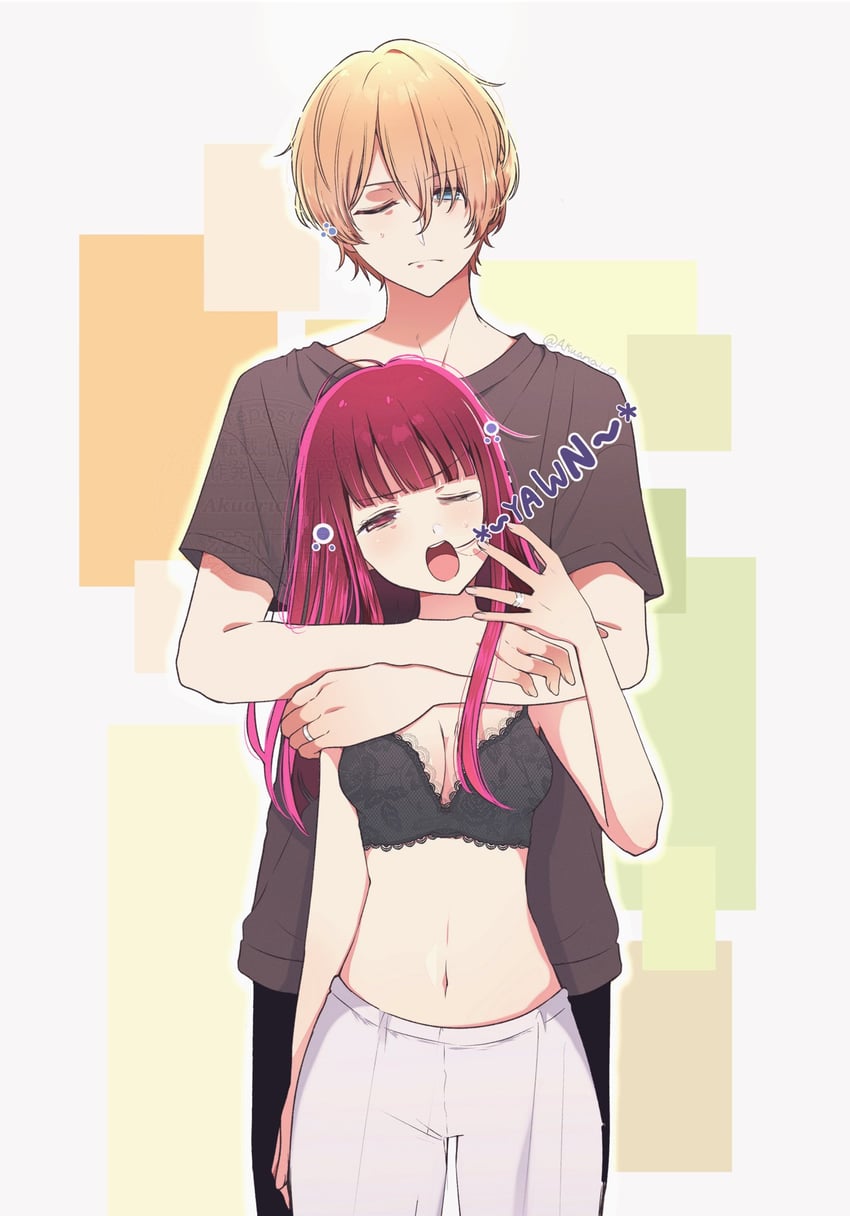 arima kana and hoshino aquamarine (oshi no ko) drawn by risdelusions