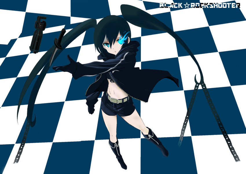 black rock shooter (black rock shooter) drawn by yuu_(1007yu)