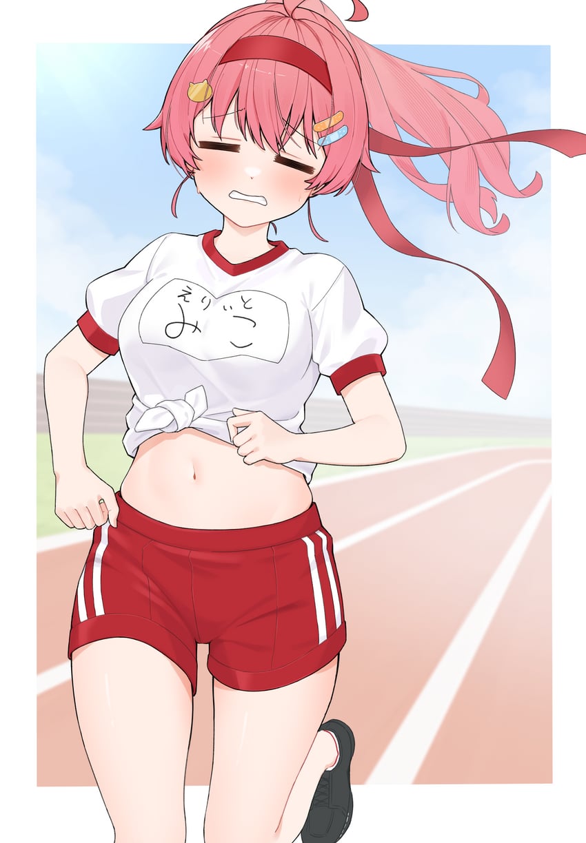 sakura miko (hololive) drawn by ai_(u_e_o_o)
