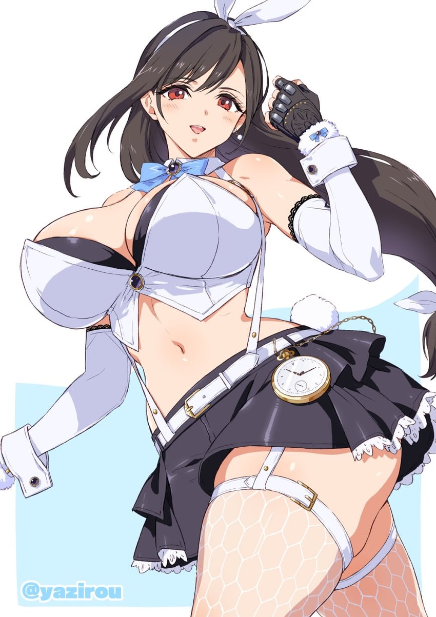 tifa lockhart (final fantasy and 2 more) drawn by yajiro_masaru