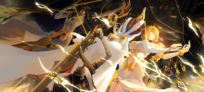 aglaea (honkai and 1 more) drawn by ktl_suda