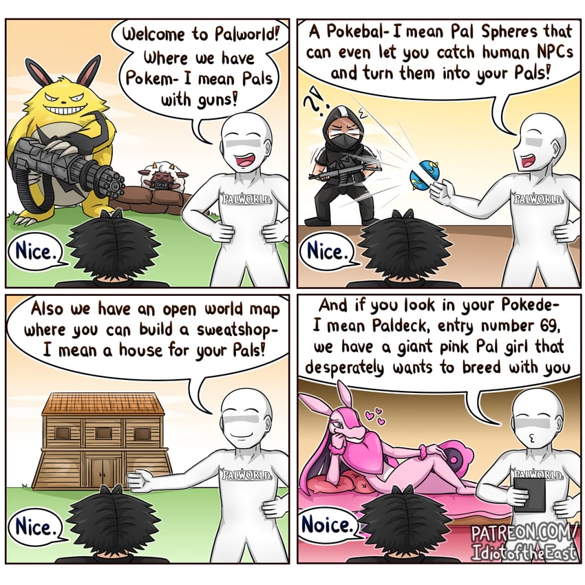 lamball, lovander, and grizzbolt (palworld) drawn by idiot_of_the_east