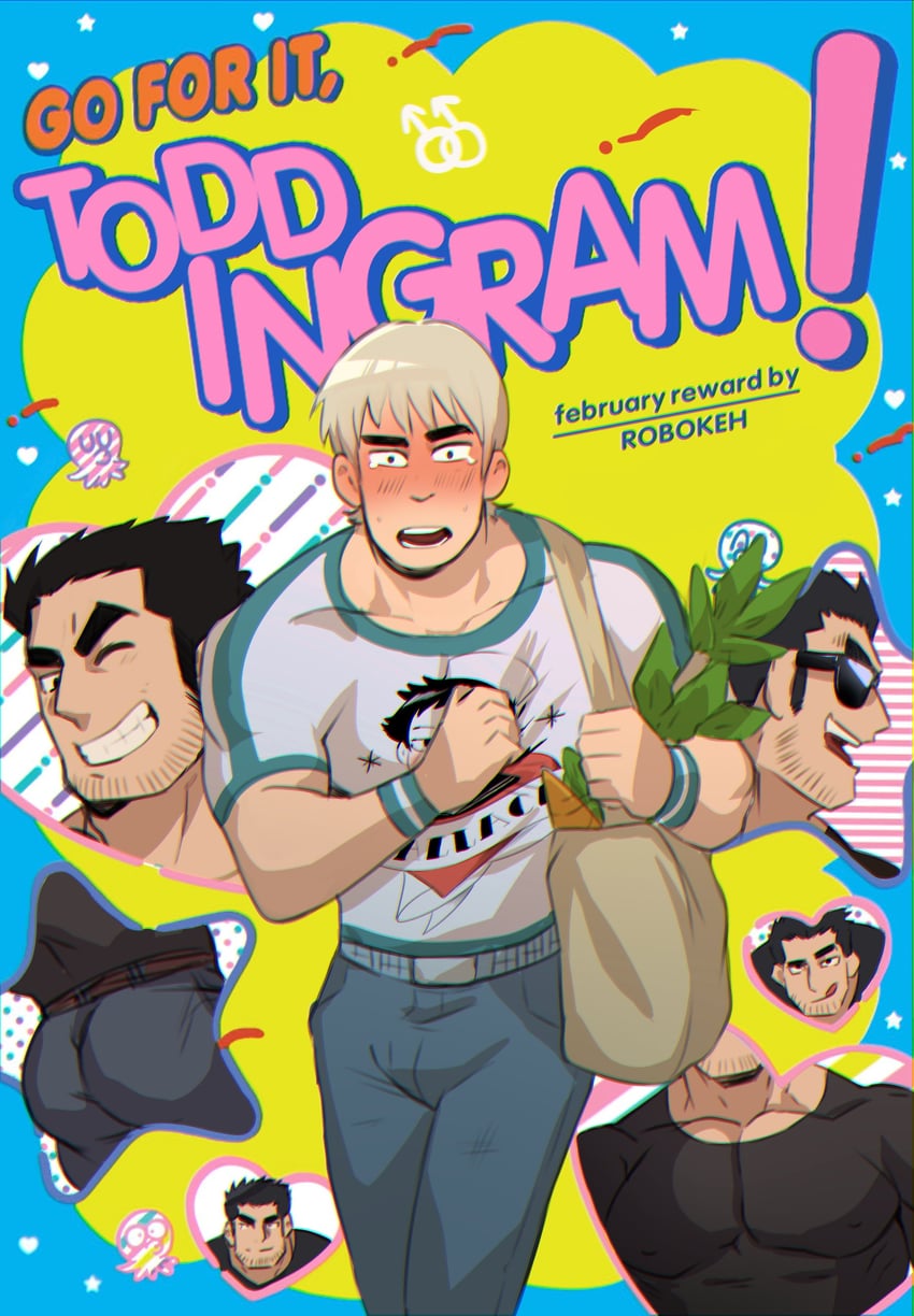 lucas lee, wallace wells, and todd ingram (scott pilgrim and 2 more) drawn by robokeh