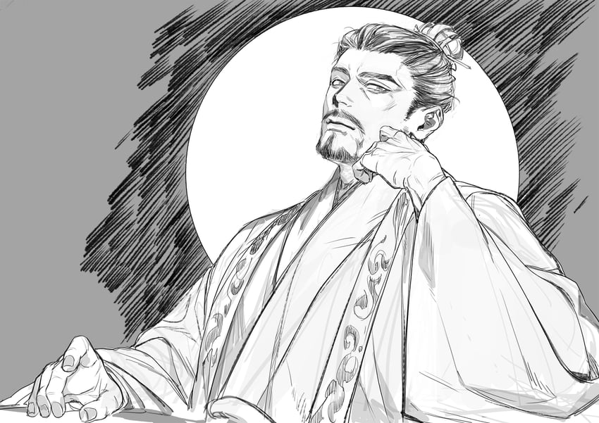 tang gunak (return of the mount hua sect) drawn by emuro_gemini