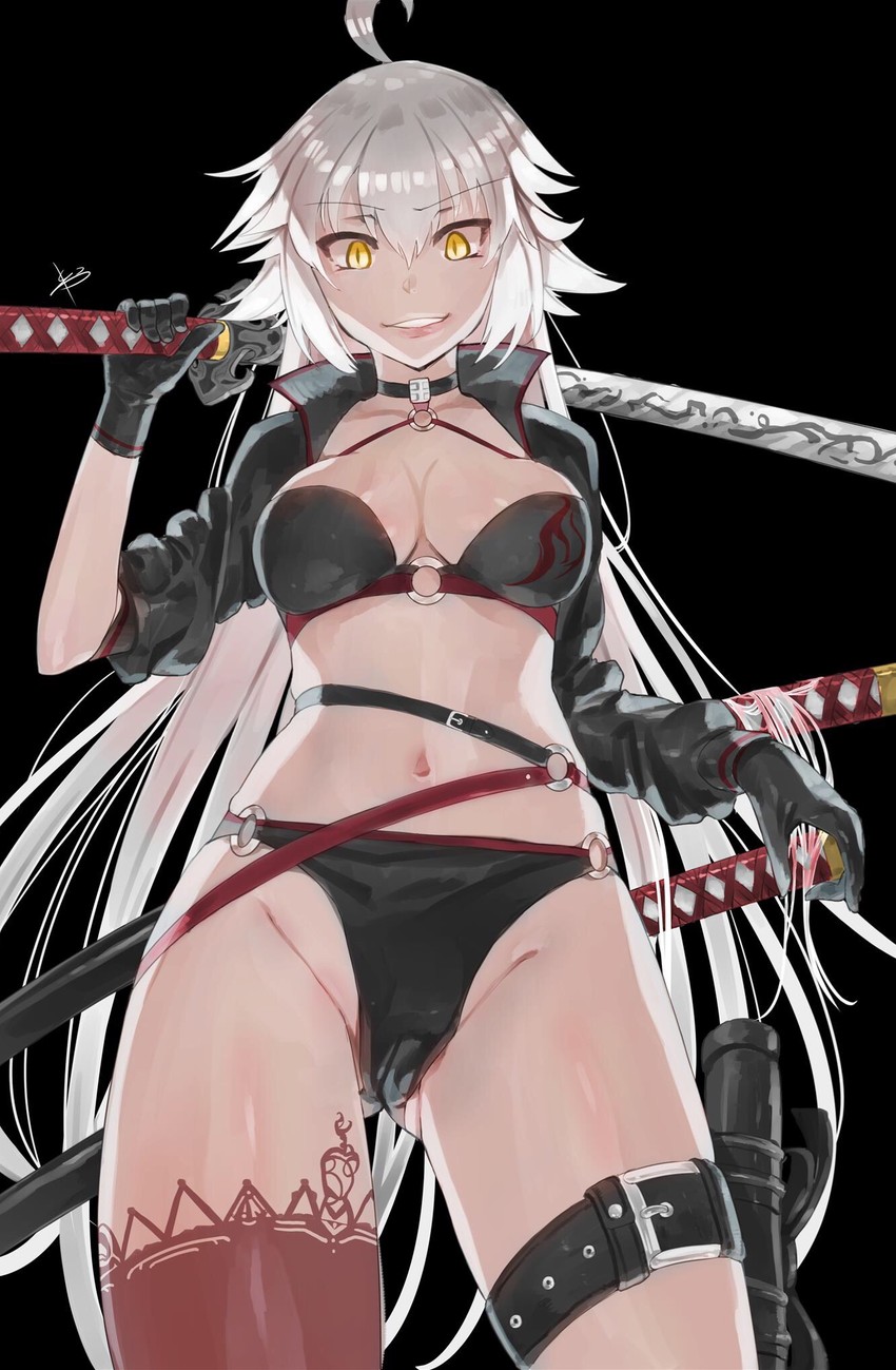 jeanne d'arc alter (fate and 1 more) drawn by reeya