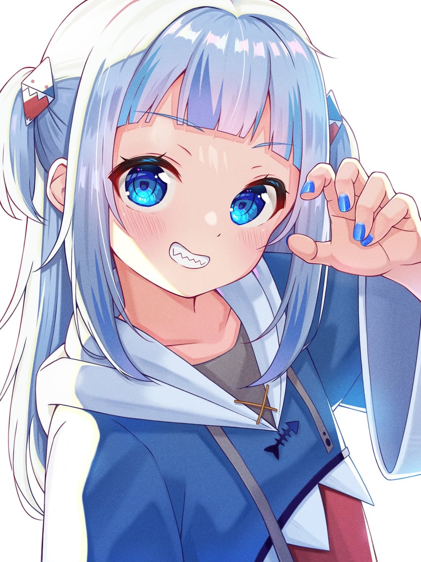 gawr gura (hololive and 1 more) drawn by shinno