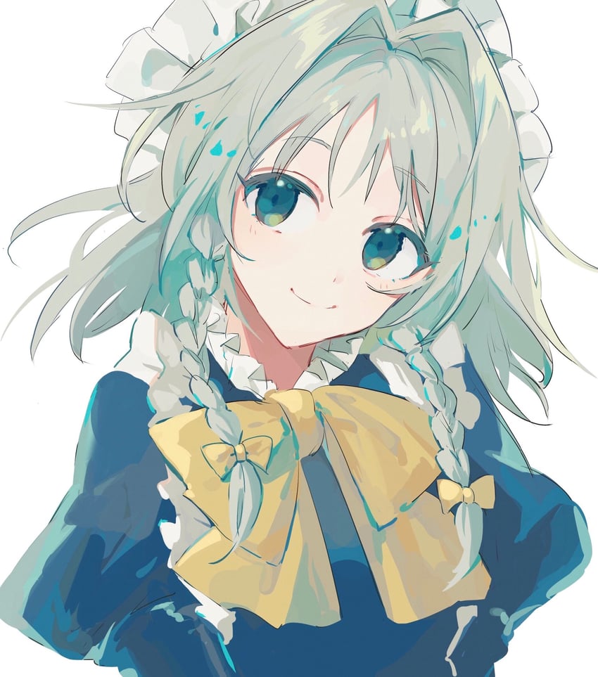 izayoi sakuya (touhou and 1 more) drawn by yanfei_u