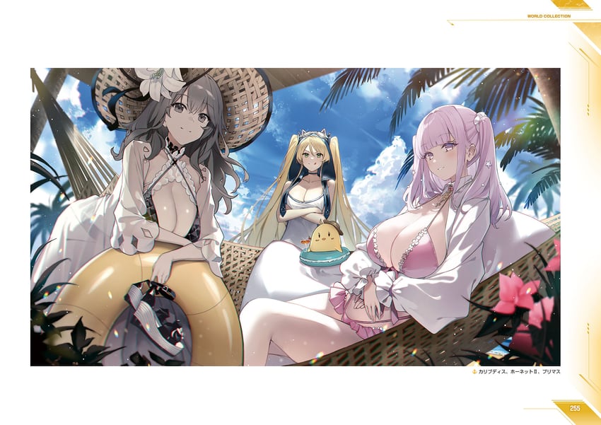 manjuu, hornet, plymouth, charybdis, and hornet ii (azur lane) drawn by yohaku