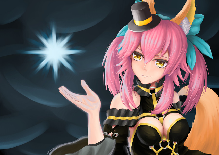 tamamo and tamamo no mae (fate and 2 more) drawn by nekonase
