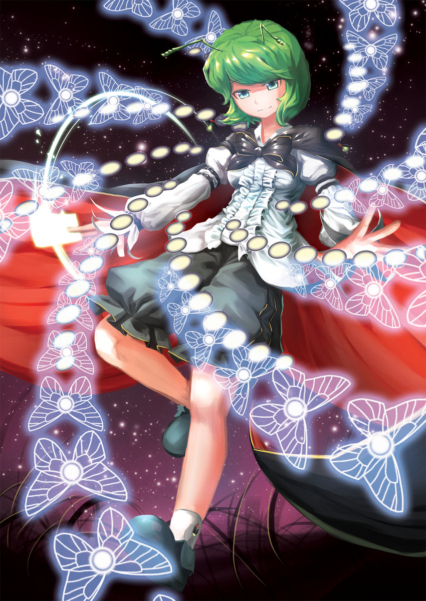 wriggle nightbug (touhou and 1 more) drawn by mo_ne