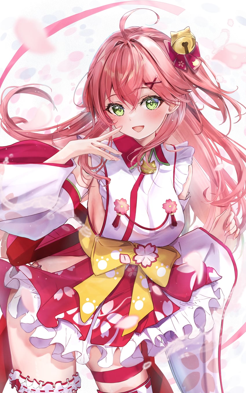 sakura miko (hololive) drawn by yuki_haru
