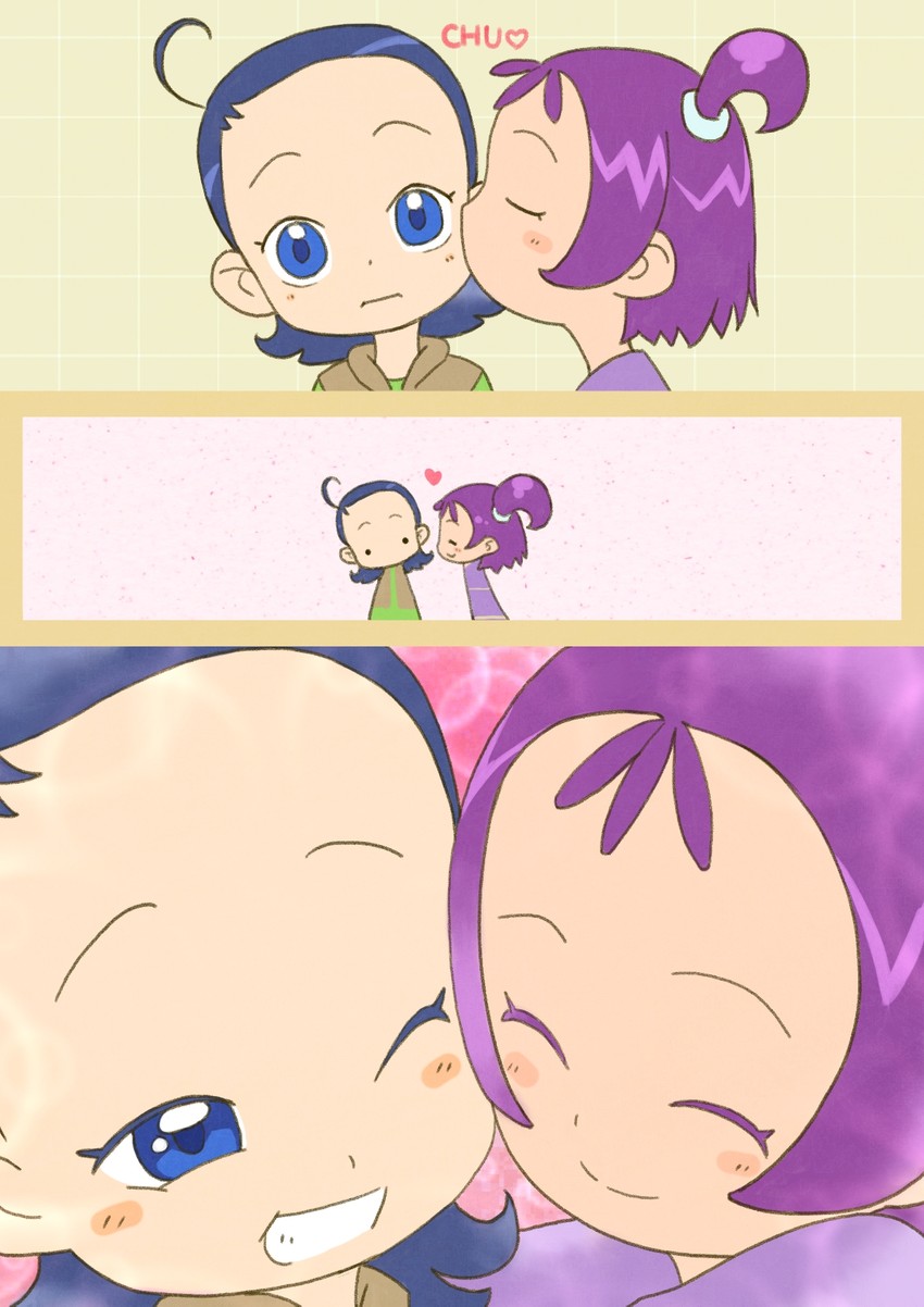 segawa onpu and senoo aiko (ojamajo doremi) drawn by kuro_ari_(pixiv)