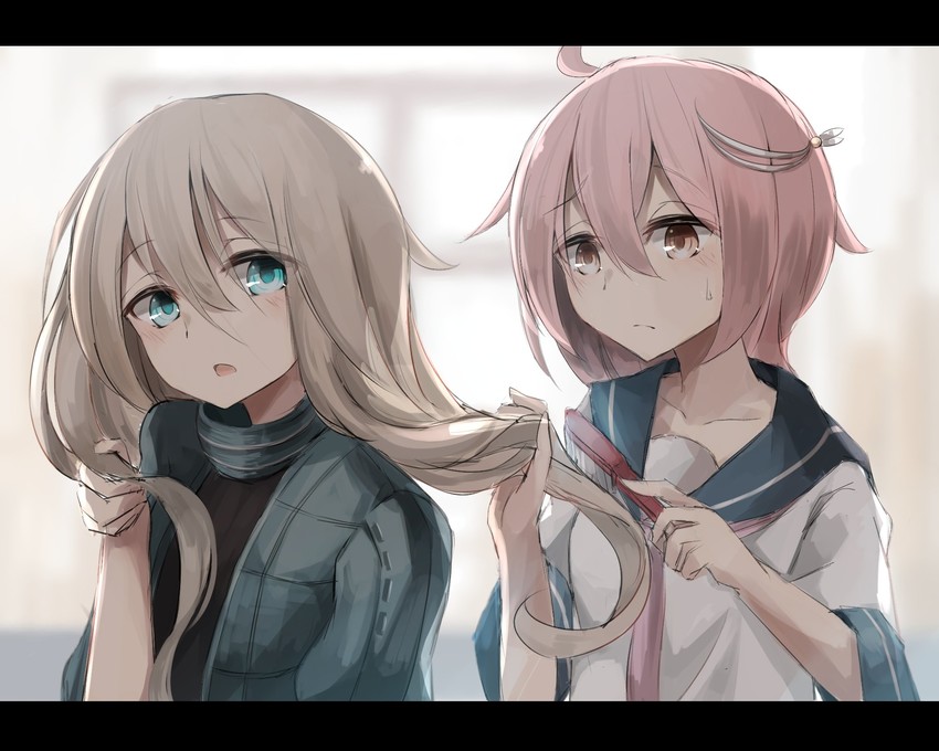 i-58 and u-511 (kantai collection) drawn by miyabino_(miyabi1616)
