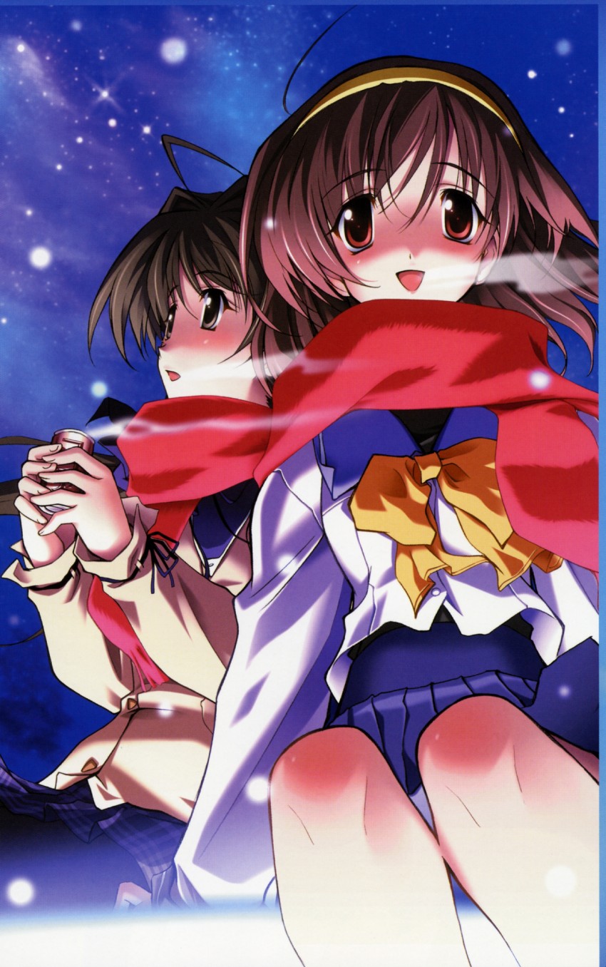 shirakawa hotaru and imasaka yue (memories off and 2 more) drawn by matsuo_yukihiro