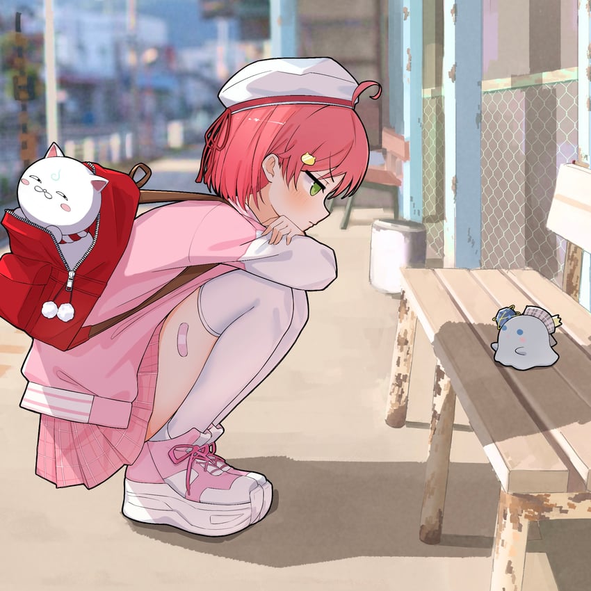 hoshimachi suisei, sakura miko, and 35p (hololive) drawn by ai_(u_e_o_o)