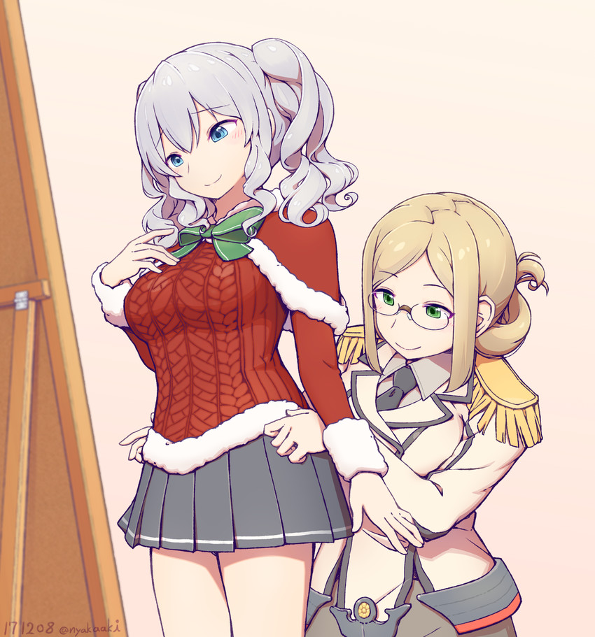 kashima and katori (kantai collection) drawn by nakaaki_masashi