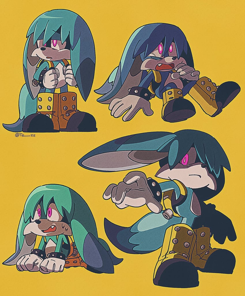 kitsunami the fennec (sonic and 1 more) drawn by tezz