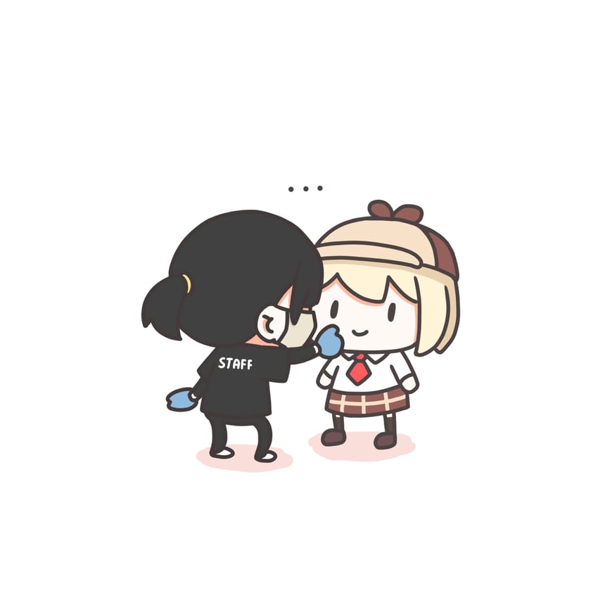 watson amelia and smol ame (hololive and 2 more) drawn by hikigaya_0926