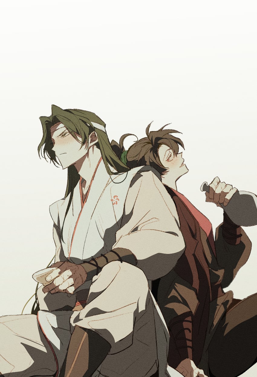 cheongmyeong and baekcheon (return of the mount hua sect) drawn by ghkrnlrpseb