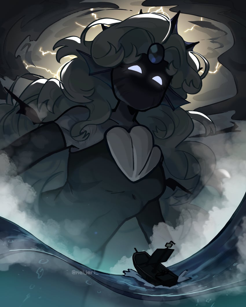 black pearl cookie (cookie run and 1 more) drawn by meijeri