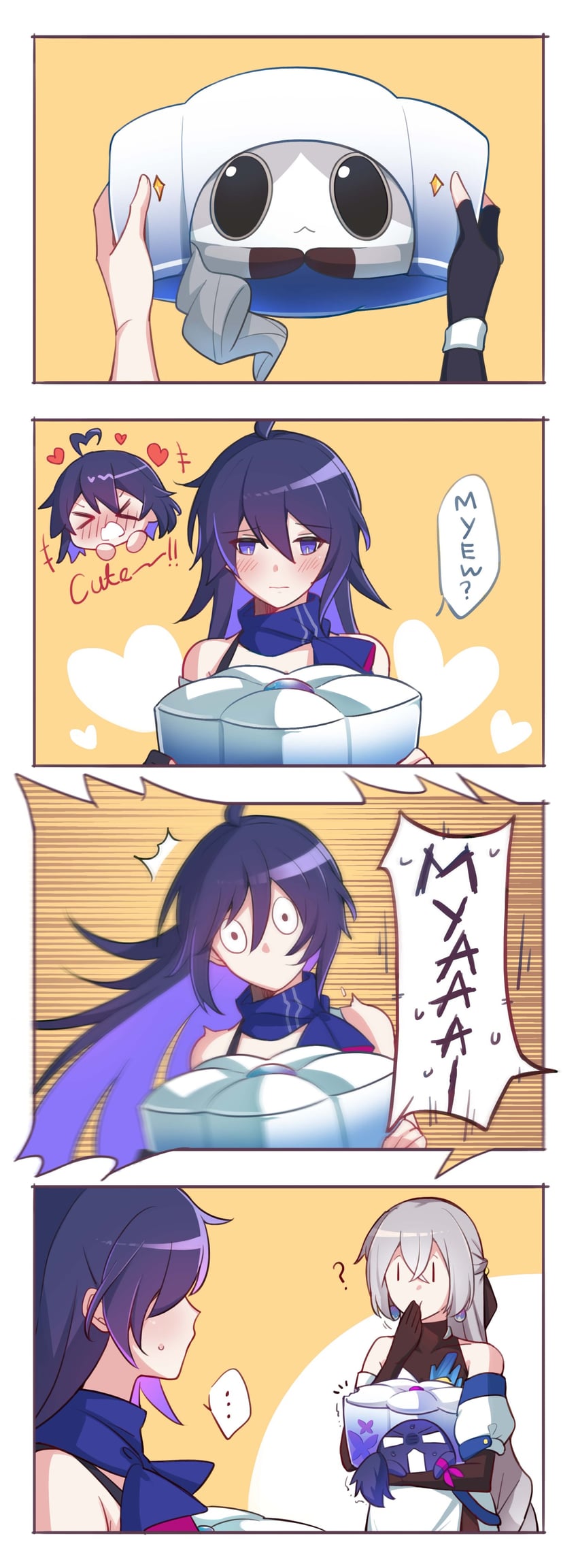 bronya rand and seele (honkai and 1 more) drawn by sunny_day_9797