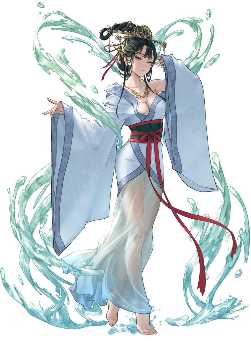 luoshen (original and 1 more) drawn by amiba_(nerdamiba)