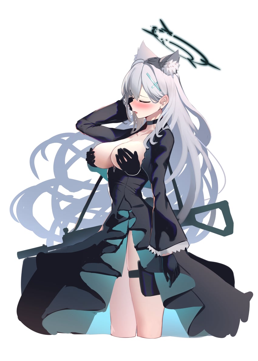 shiroko and shiroko terror (blue archive) drawn by xintianou