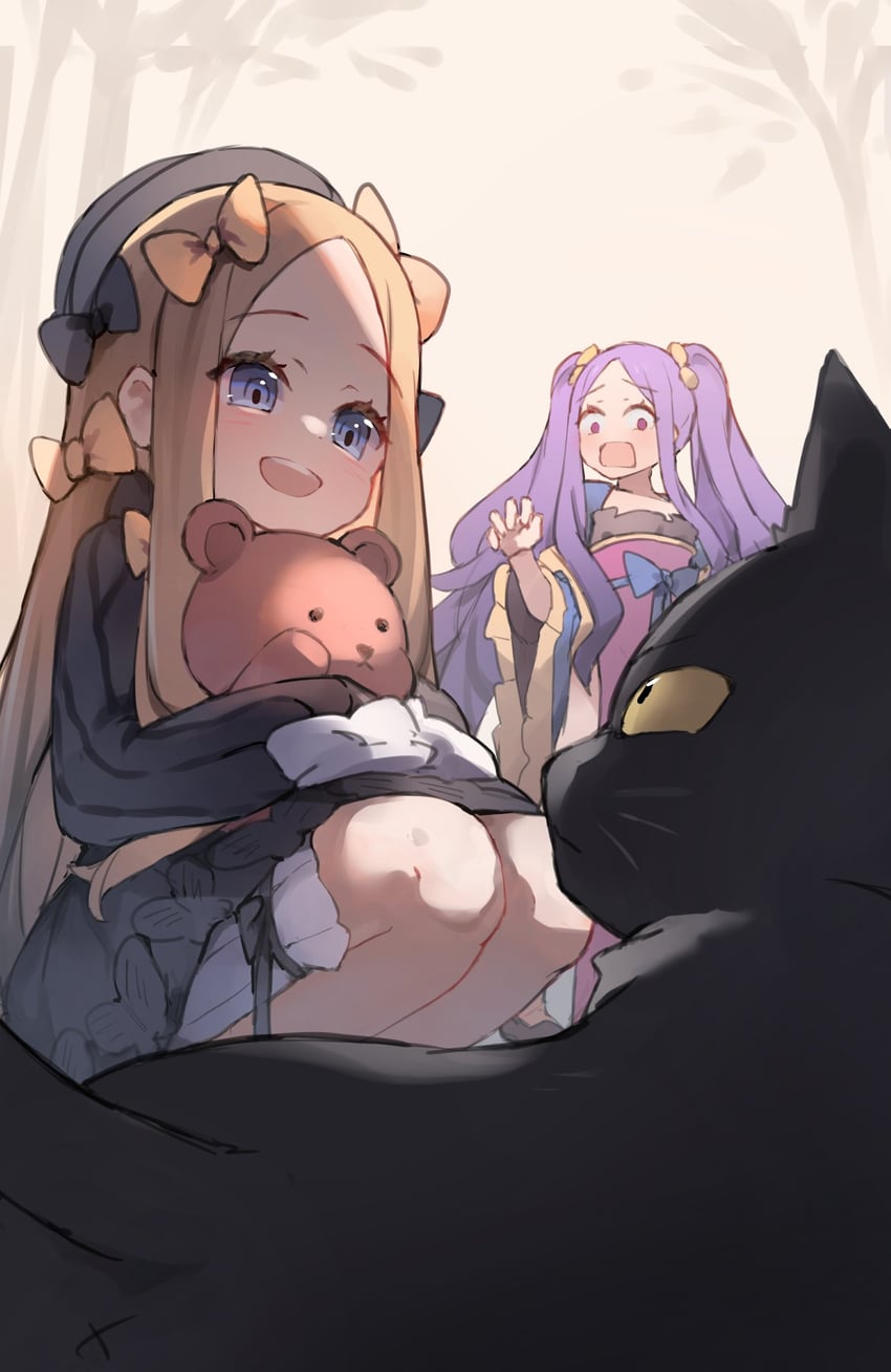 abigail williams and wu zetian (fate and 1 more) drawn by miya_(miyaruta)