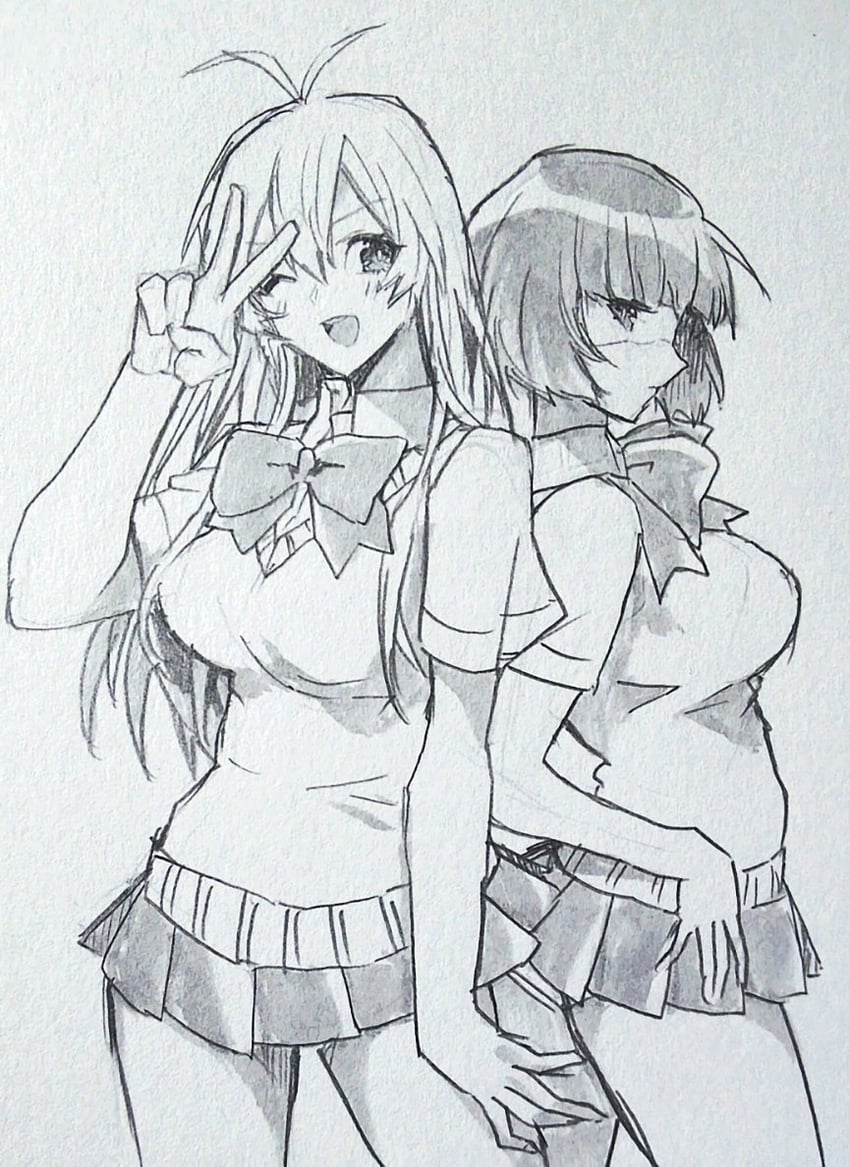 ryomou shimei and sonsaku hakufu (ikkitousen) drawn by murata_tefu
