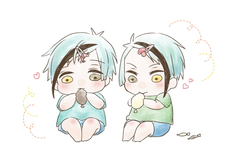 floyd leech and jade leech (twisted wonderland) drawn by rol_00