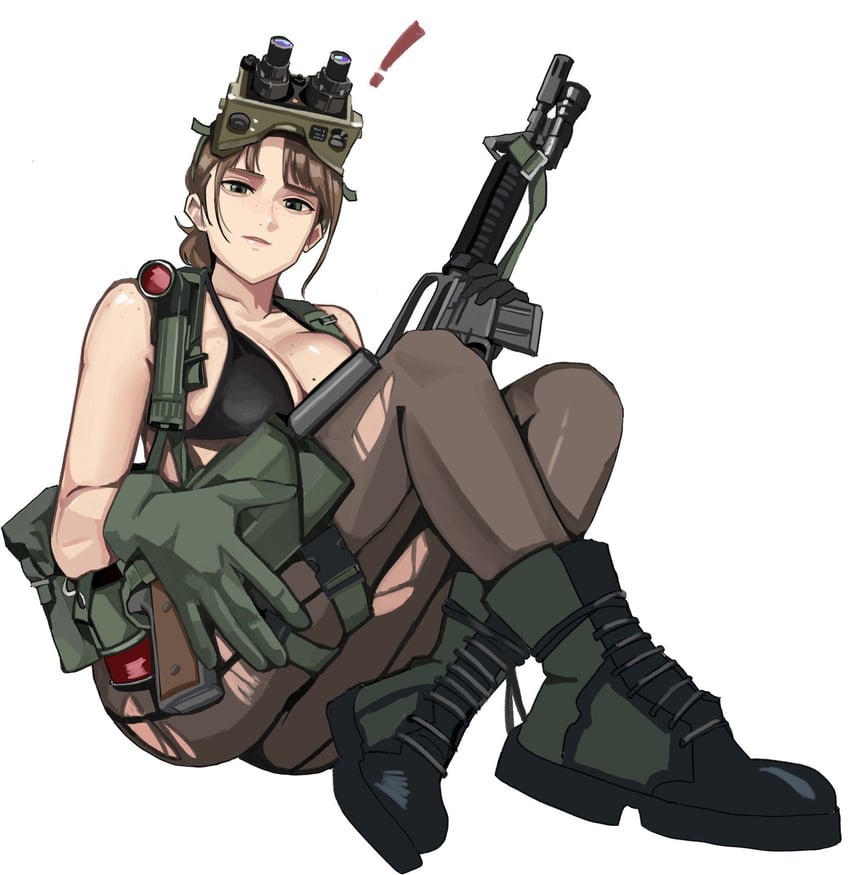 quiet (metal gear and 1 more) drawn by wani_(perfect_han)