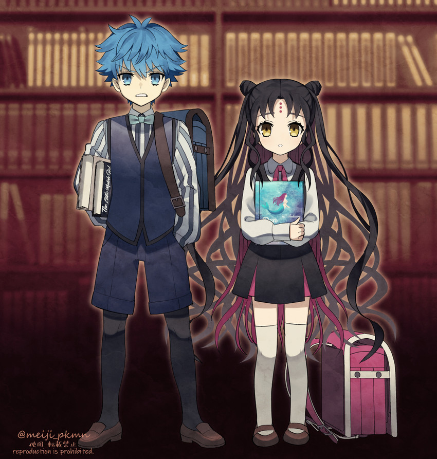 sessyoin kiara and hans christian andersen (fate and 3 more) drawn by meiji_ken