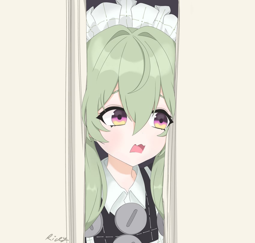 corin wickes (zenless zone zero and 1 more) drawn by riceyyyfluuff_art
