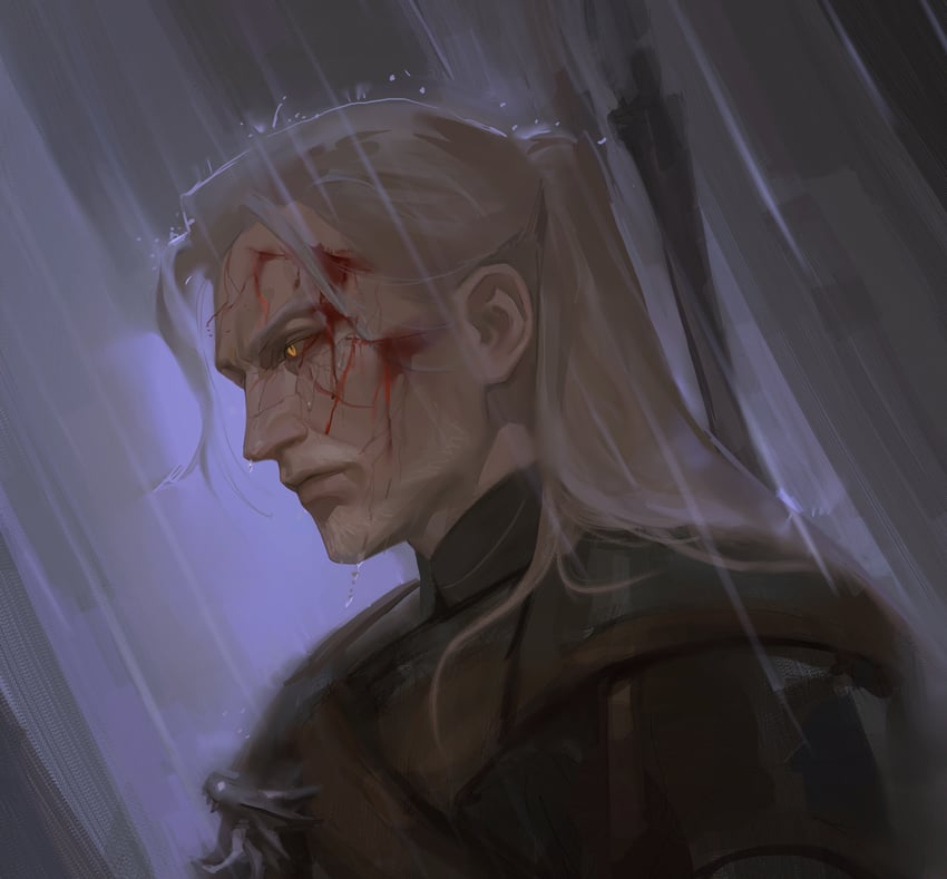 the witcher and 1 more drawn by sin_node