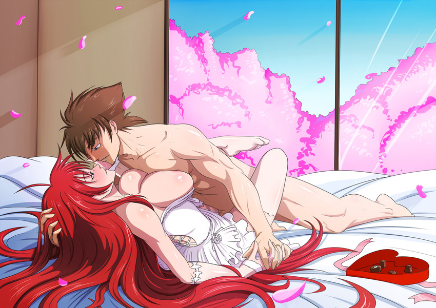 Rias Gremory And Hyoudou Issei High School Dxd Drawn By Sebastian 