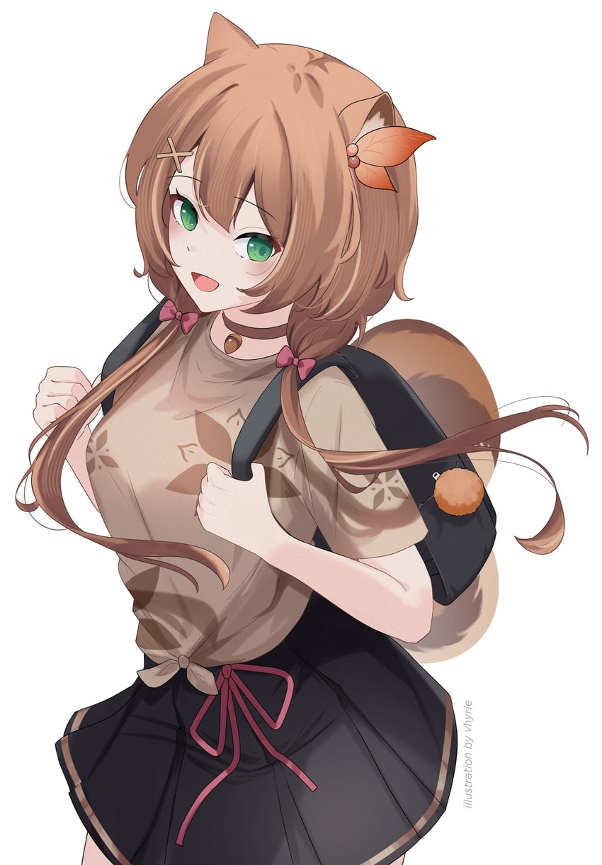 ayunda risu (hololive and 1 more) drawn by neru_(vhyrie)